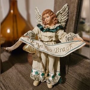 Clothtique Original Possible Dreams Figurine Irish Erin Go Bragh Angel Doll
